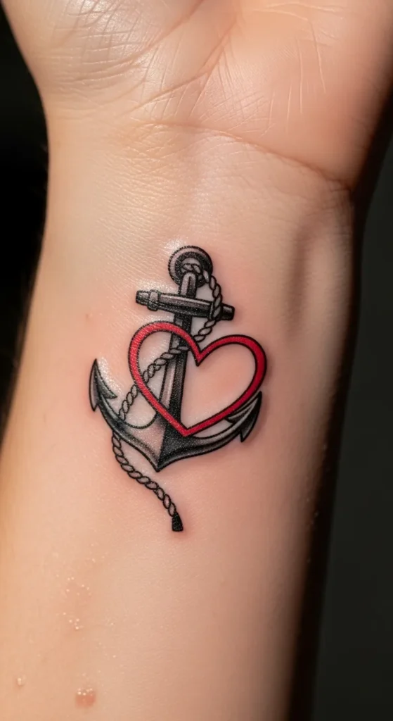 Small Anchor and Heart