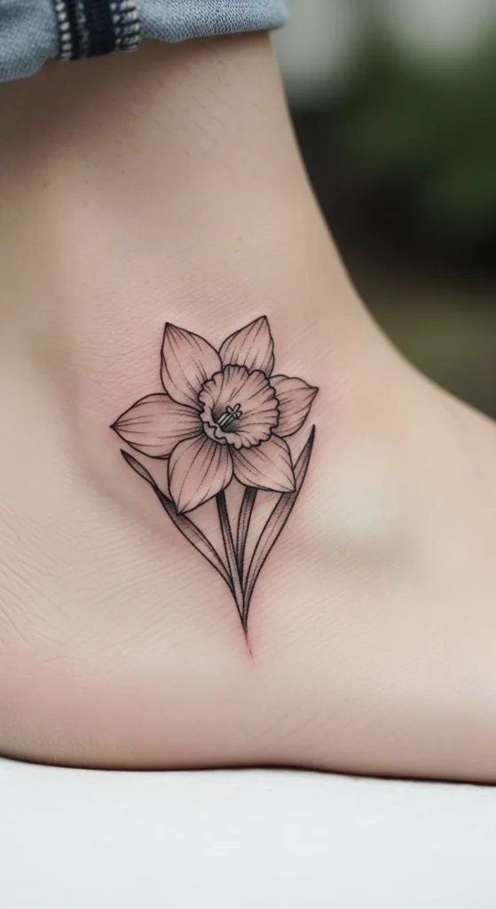 Small Daffodil on the Ankle
