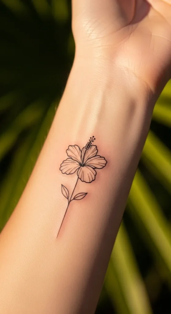 Small Rosebud on the Back of Neck