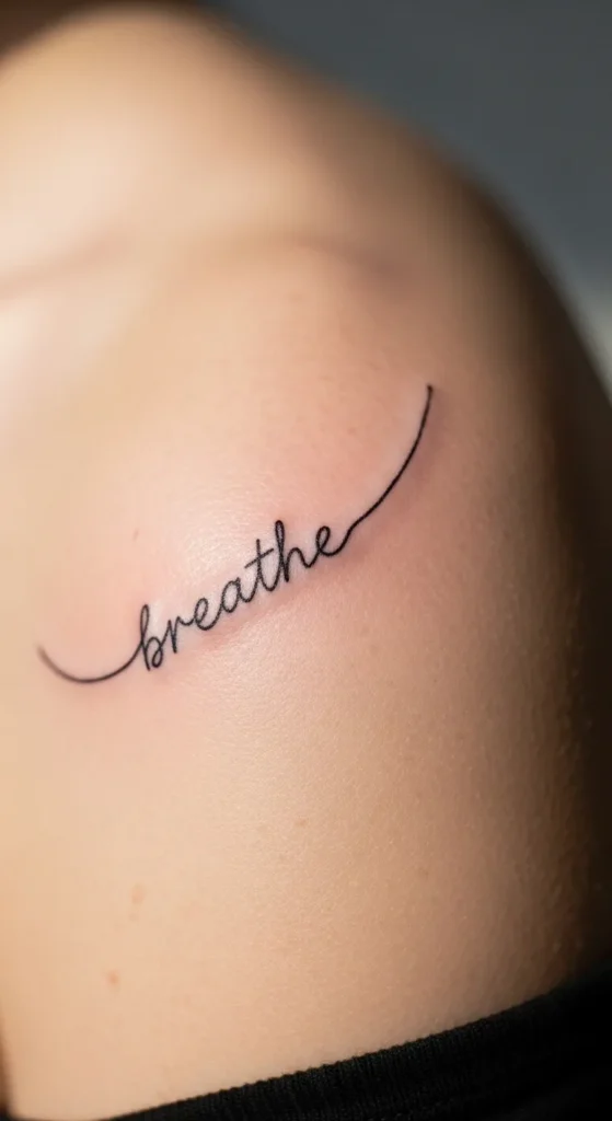 Small Script Tattoo