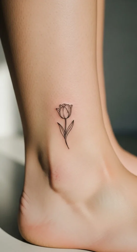 Small Tulip on the Ankle