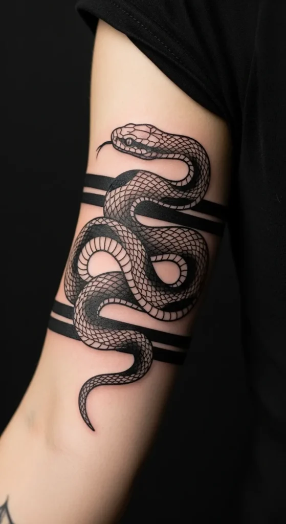 Snake Armband Tattoo