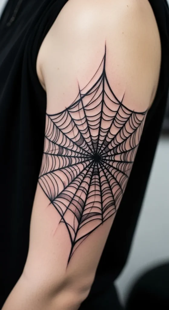 Spider Web Armband Tattoo