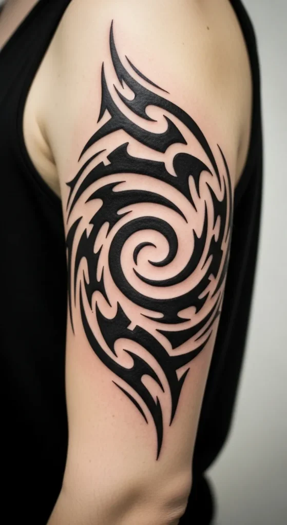 Spiral Tribal Armband