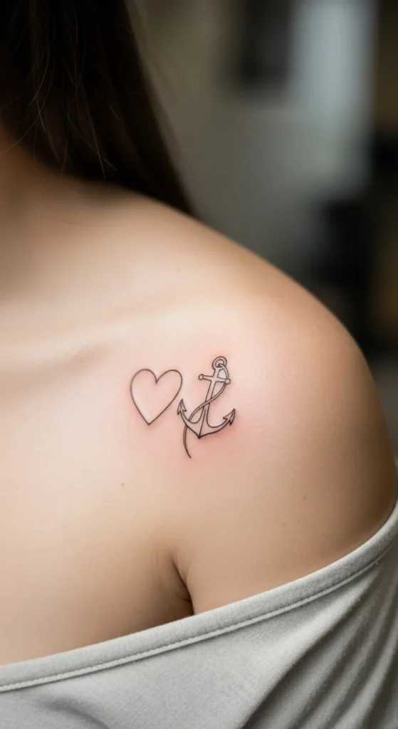 Tiny Anchor Heart