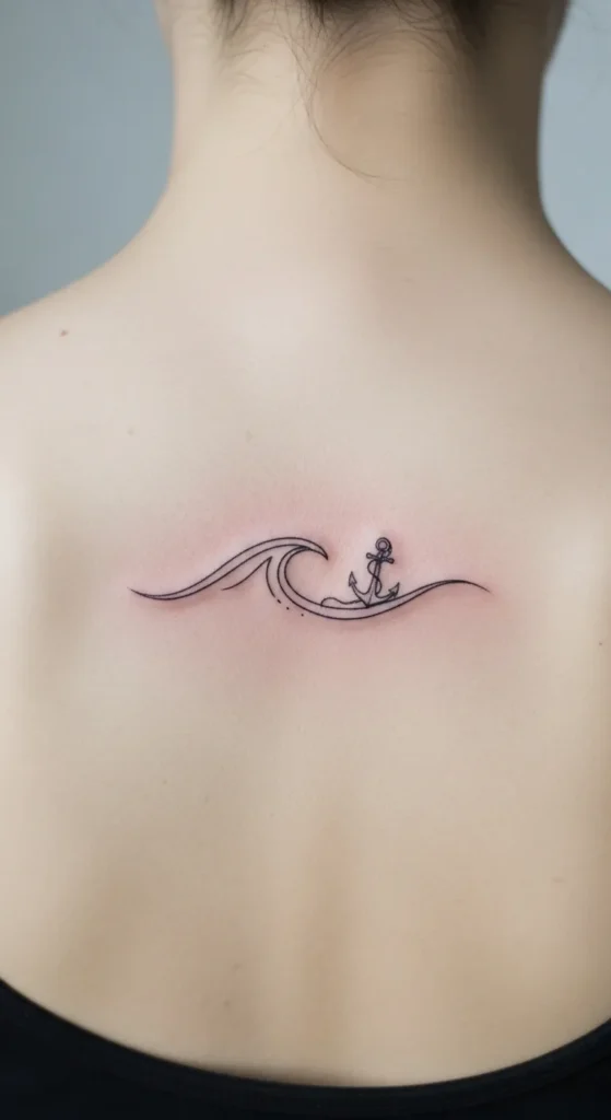 Tiny Anchor & Wave