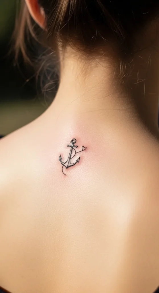 Tiny Anchor with Heart