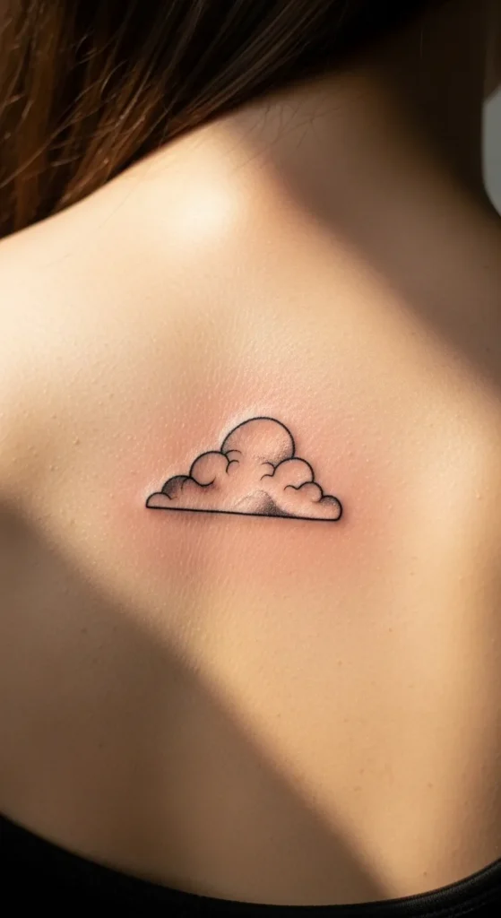 Tiny Cloud Outline
