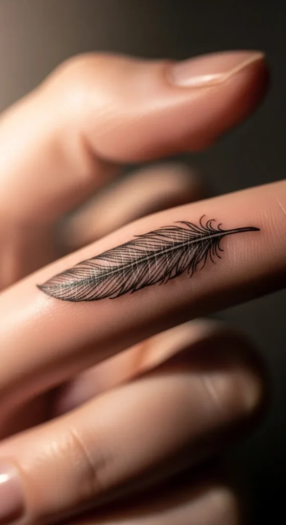 Tiny Feather Detail