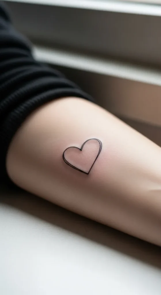 Tiny Heart Outline