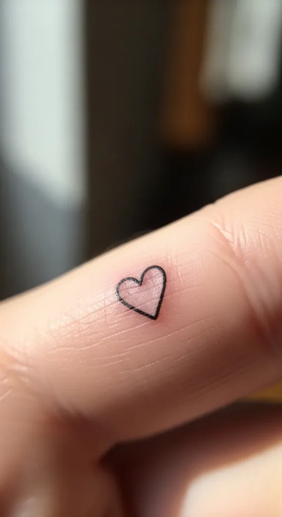 Tiny Heart Tattoo