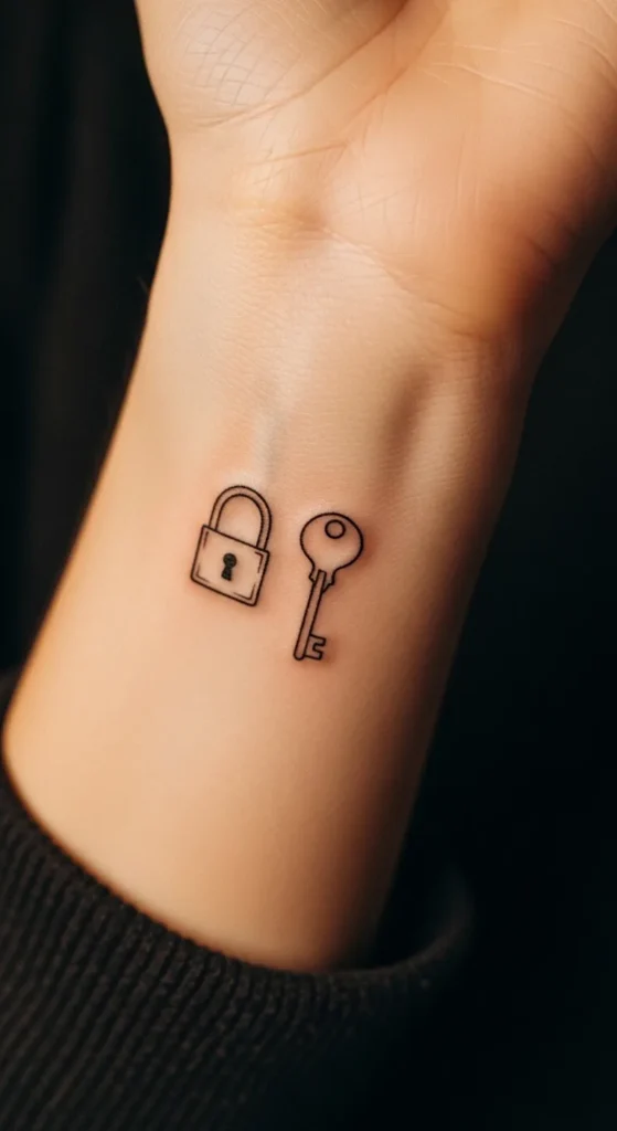  Tiny Lock and Key