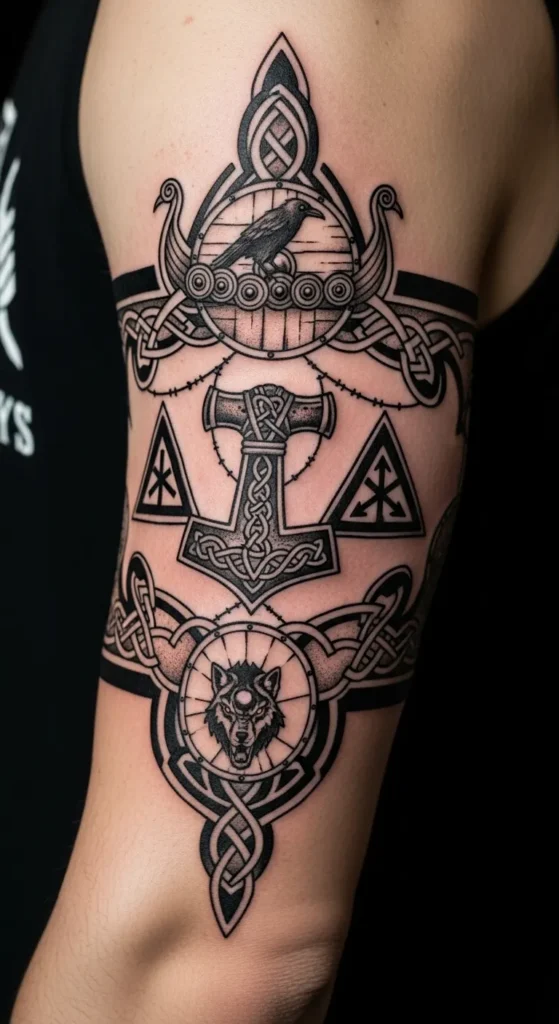 Viking Arm Band Tattoo