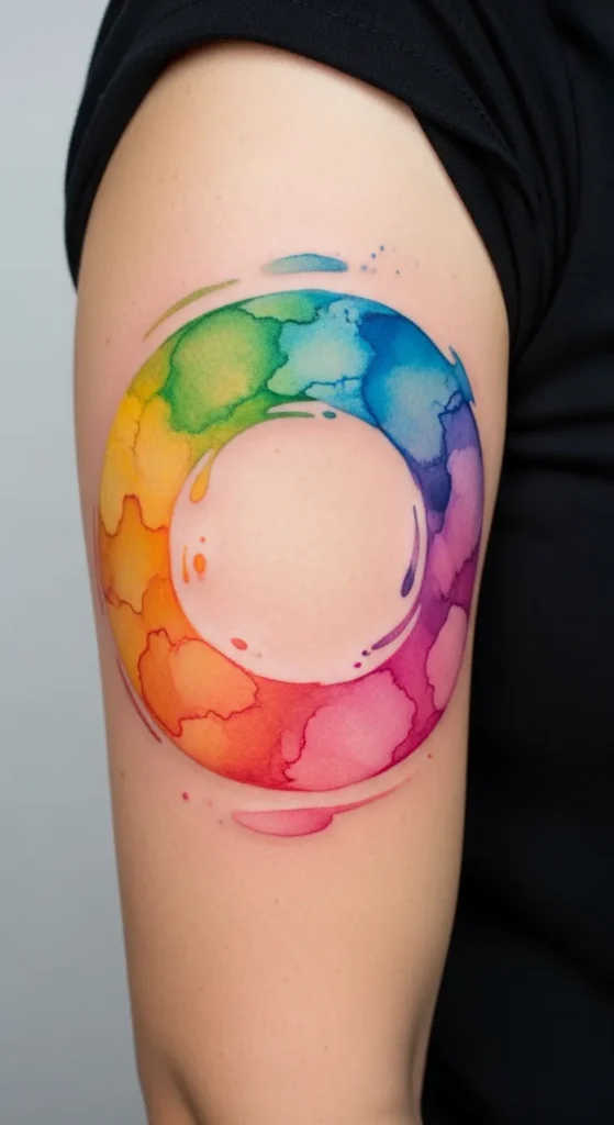  Watercolor Brushstroke Armband