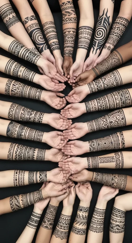 tribal armband tattoo