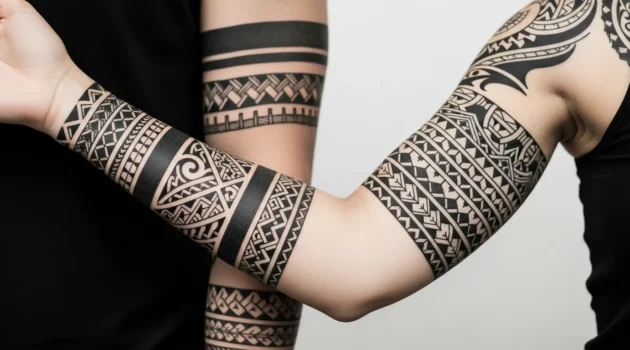 21 Powerful tribal band tattoo designs for Striking and Symbolic Ink