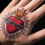22 Bold Sacred Heart Hand Tattoo Ideas That Feel Fearless