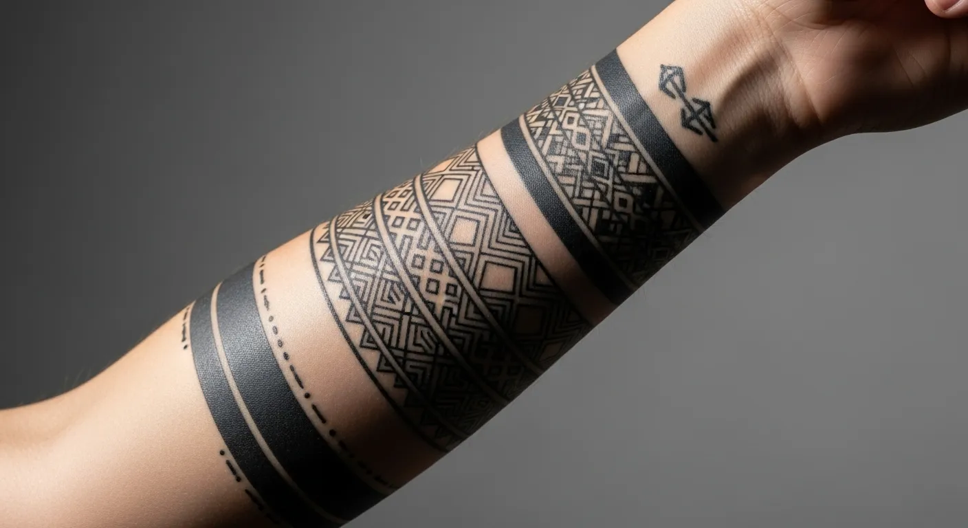 22 Bold arm band tattoo designs for Strong and Stylish Body Art Ideas