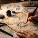 22 Creative sun and moon tattoo ideas for Meaningful and Stylish Body Art