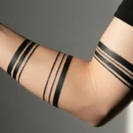 25 Elegant black band tattoo designs for Sleek and Modern Tattoo Style