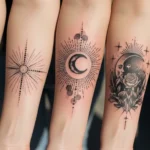 25 Magical sun moon stars tattoo for Celestial Designs Full of Meaning