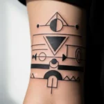 27 Modern Geometric Armband Tattoo Ideas That Feel Unique