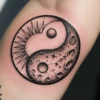 28 Trendy yin yang sun and moon tattoo for Deep Symbolism and Visual Harmony