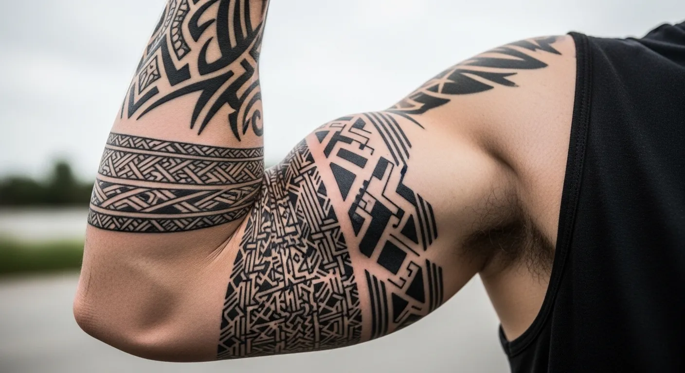 28 Unique bicep band tattoo designs for Strong and Masculine Tattoo Ideas