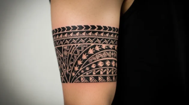 29 Traditional Polynesian Armband Tattoo Ideas That Feel Bold