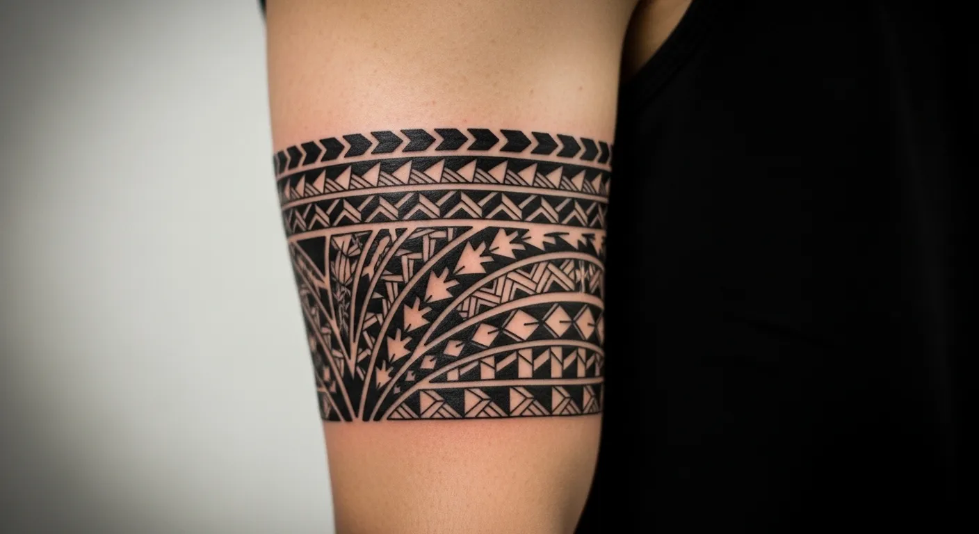 29 Traditional Polynesian Armband Tattoo Ideas That Feel Bold