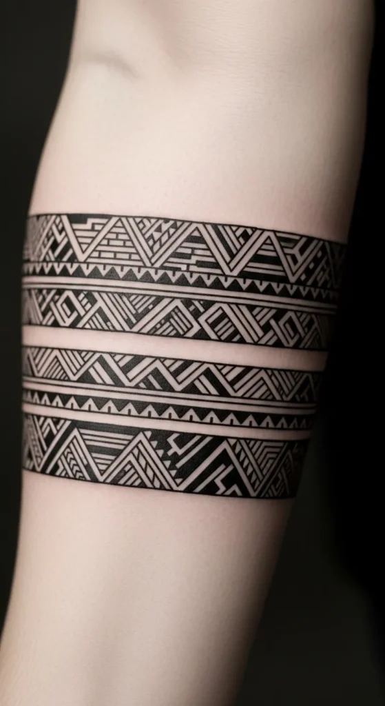 Abstract Art Double Bands