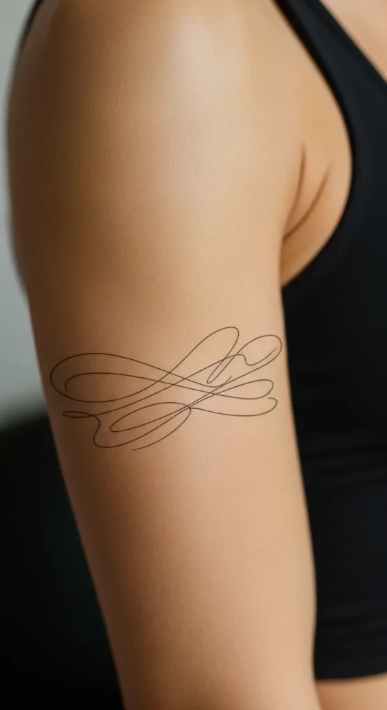 Abstract Line Armband