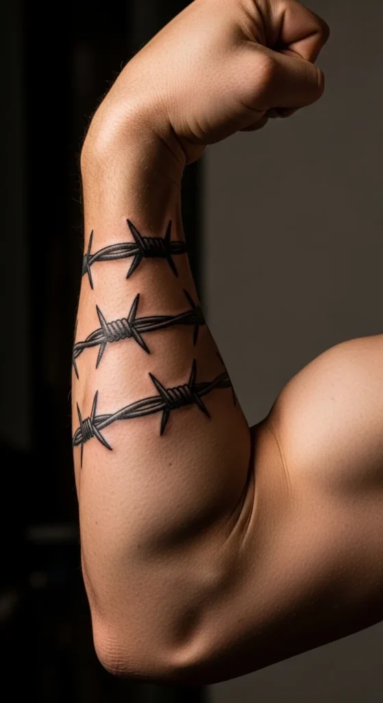 Barbed Wire Armband