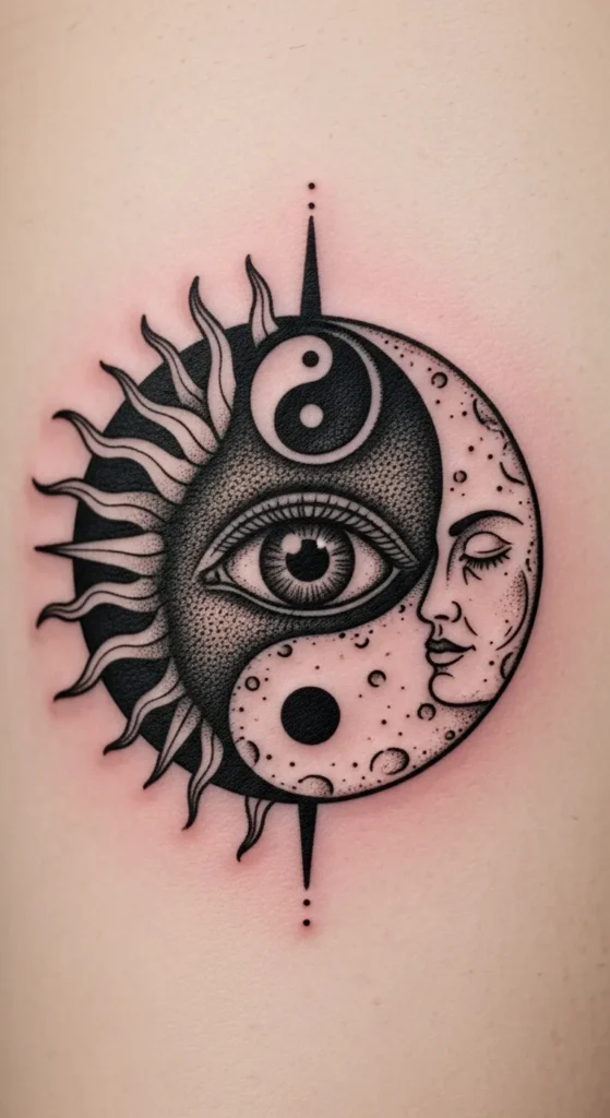 Celestial Eye Sun Moon Center