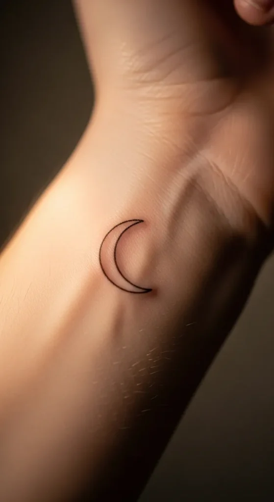 Crescent Moon Wrist Curve