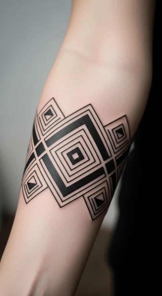 Diamond Pattern Armband