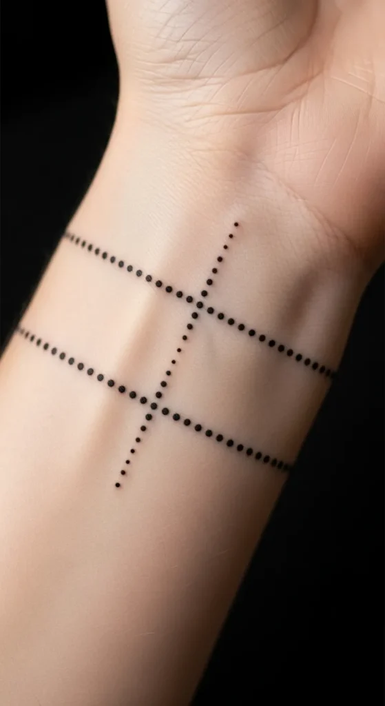 Dotted Double Band Designs