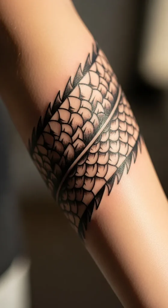 Dragon Scale Wrap Band
