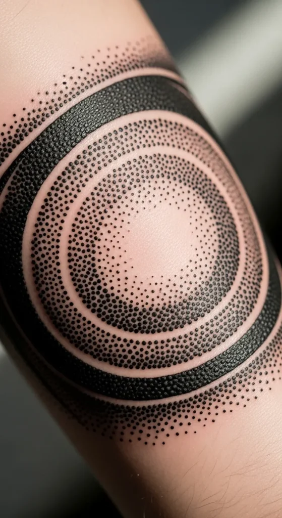 Fine Dotwork Wrap Band