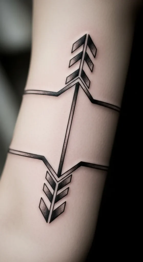 Geometric Arrow Band