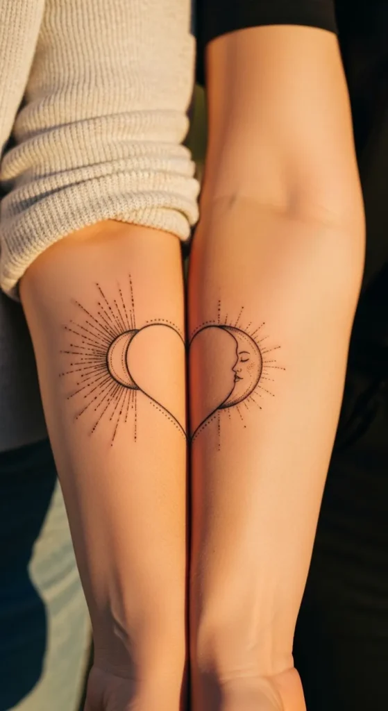 Heart-Shaped Sun and Moon Fusion