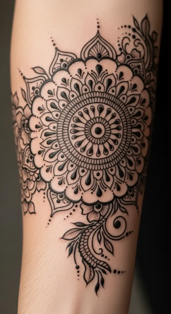Henna-Inspired Mandala
