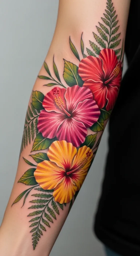 Hibiscus & Fern