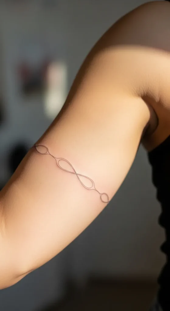  Infinity Thin Line Armband