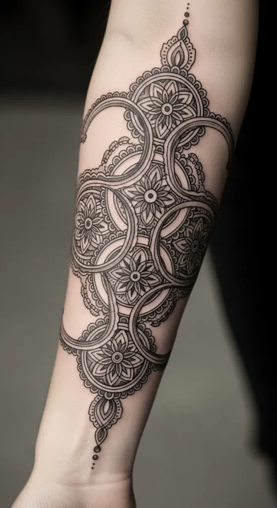  Interlocking Circles Mandala