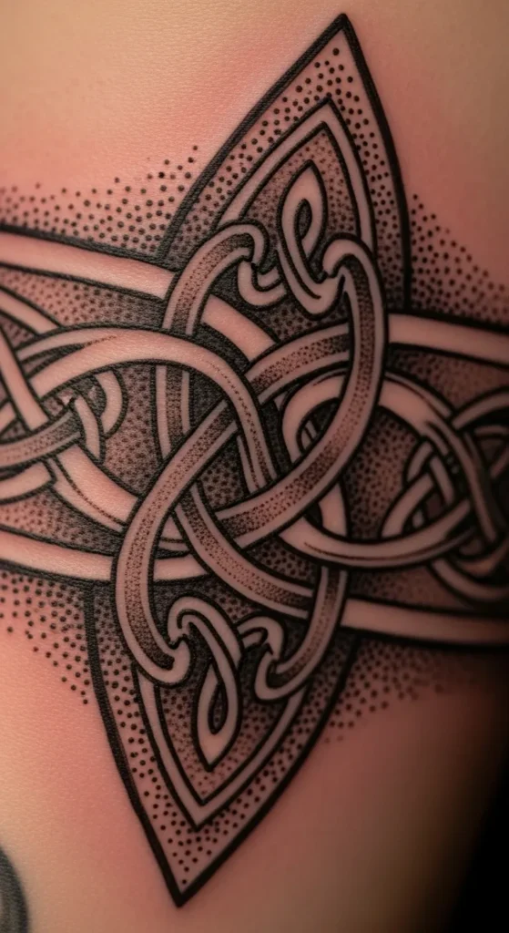 Knot with Dotwork