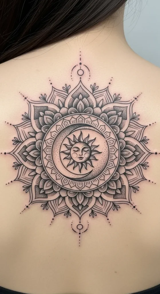 Mandala Sun Moon Fusion