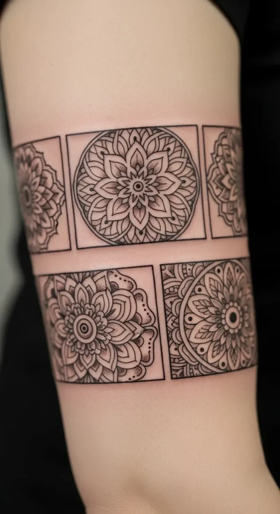 Mandala with Spiral Petals