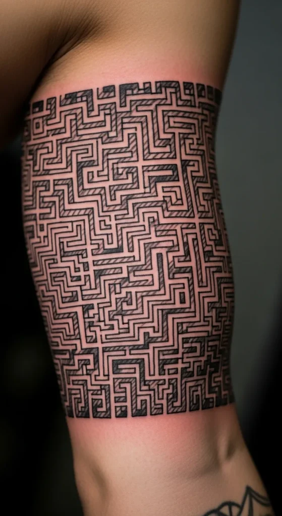 Maze Pattern Band