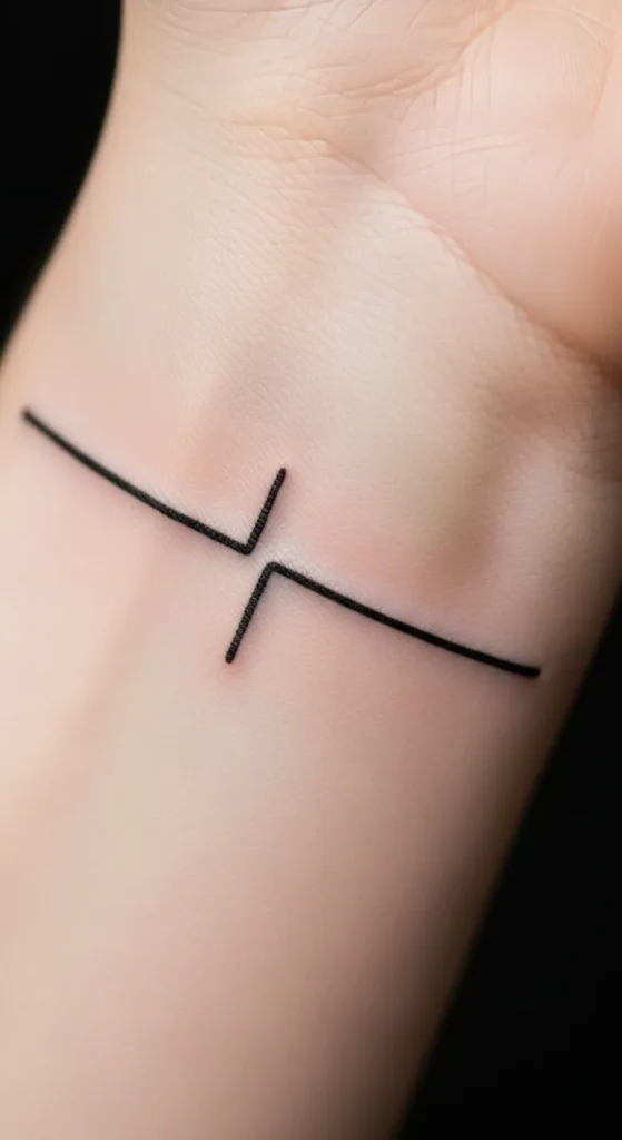 Minimal Broken Wrist Line